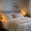 Schlafzimmer am Abend