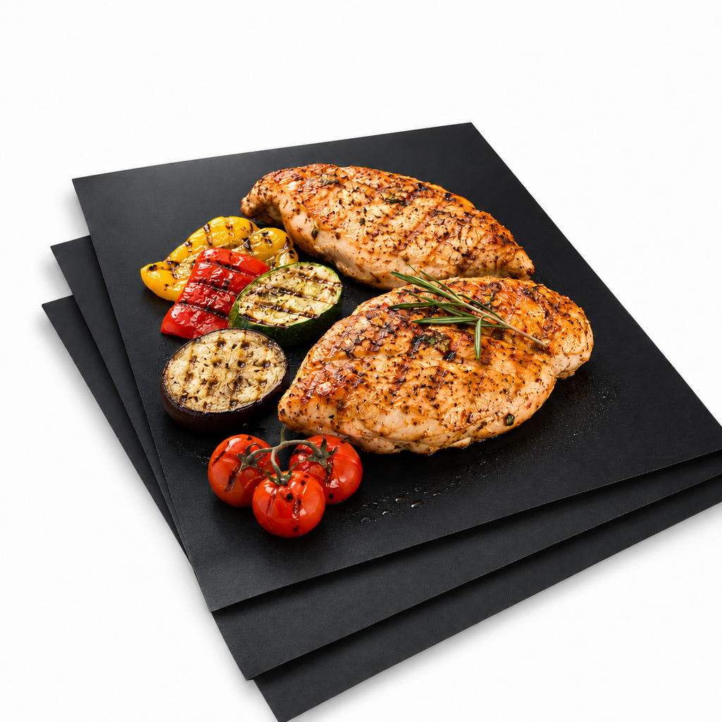 BLACKROX BBQROX Grillmatten Antihaft 3er Set