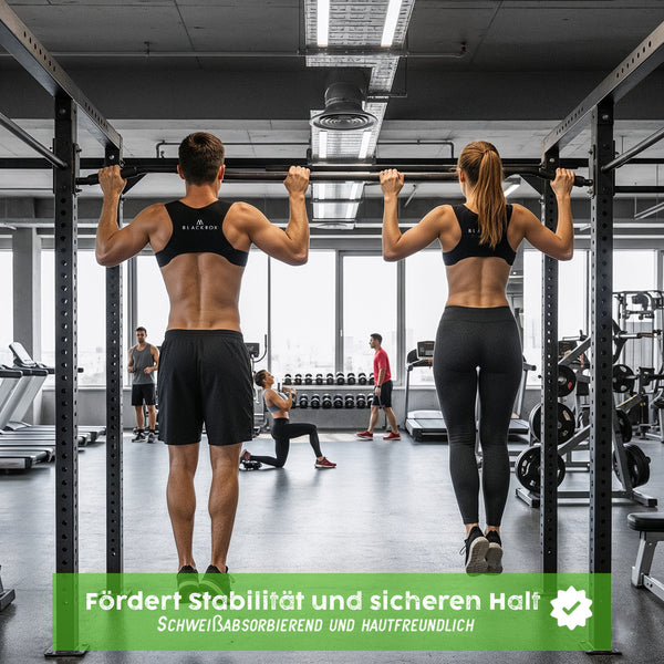 BLACKROX Rückenstabilisator Black Haltungskorrektur | Rücken Geradehalter Haltungstrainer Rückenstütze Posture Corrector