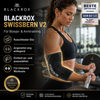 BLACKROX Ellenbogenbandage SWISSBERN Sport Fitness Tennisarm – Passform