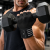 BLACKROX Fitnesshandschuhe V1 Training Gym Kraftsport – Nahaufnahme