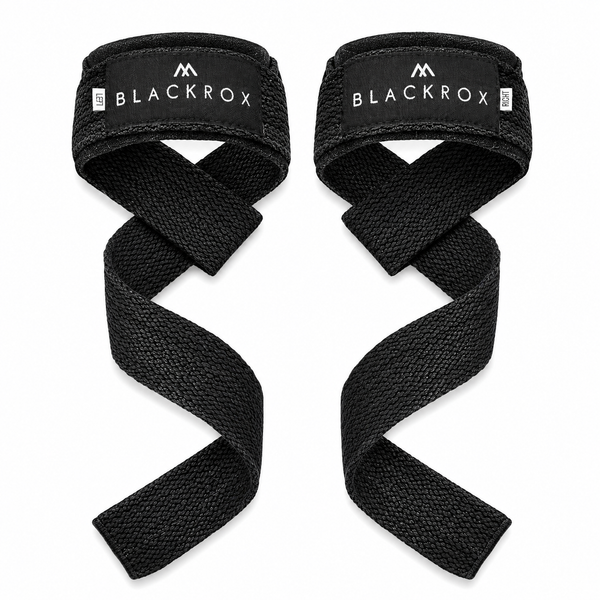 BLACKROX Zughilfen Lifting Straps Krafttraining Fitness Gym – Detailansicht