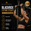 BLACKROX Zughilfen Lifting Straps Krafttraining Fitness Gym – Material