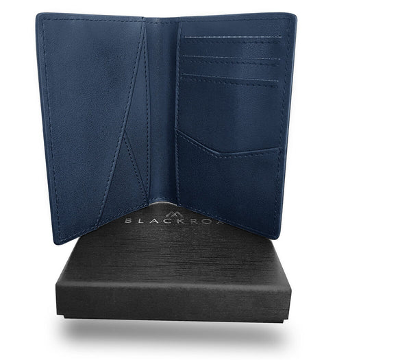 BLACKROX Kreditkartenetui echtes leder RFID Mini Geldbörse