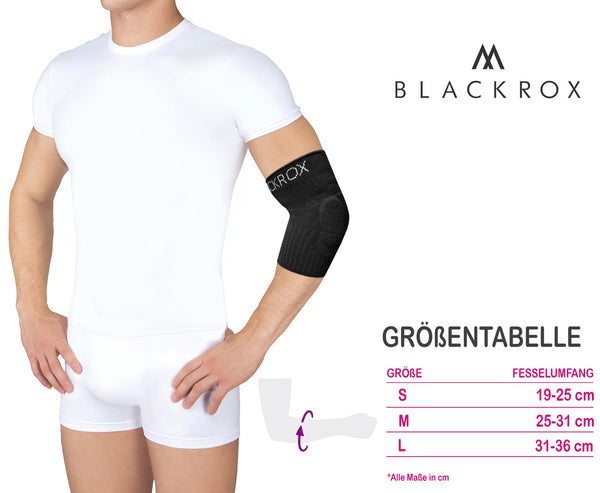 BLACKROX Ellenbogenbandage LUMIOROX