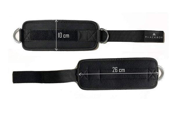 BLACKROX Fußschlaufen ONEKAMA Kabelzug Krafttraining Gewichtsmanschetten