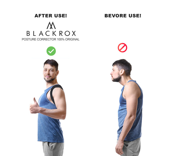 BLACKROX Rücken-Geradehalter POSTUROX V1 (Grau)