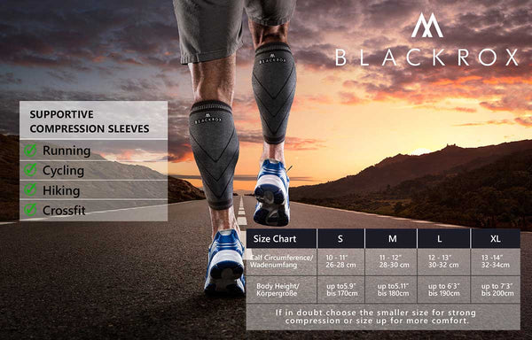 BLACKROX Wadenbandage RUNMED Performance V1