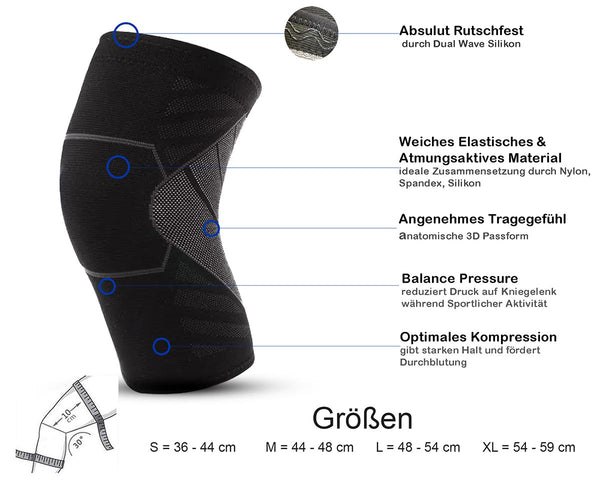 BLACKROX Kniebandage V3