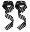 BLACKROX Zughilfen Lifting Straps Krafttraining Fitness Gym – Farbvariante Weiss