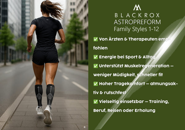 BLACKROX Kompressionsstrümpfe Astropreform PRECISION