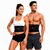 BLACKROX Waist Trimmer Fitnessgürtel Schwitzgürtel Bauchweggürtel – Hauptbild Schwarz