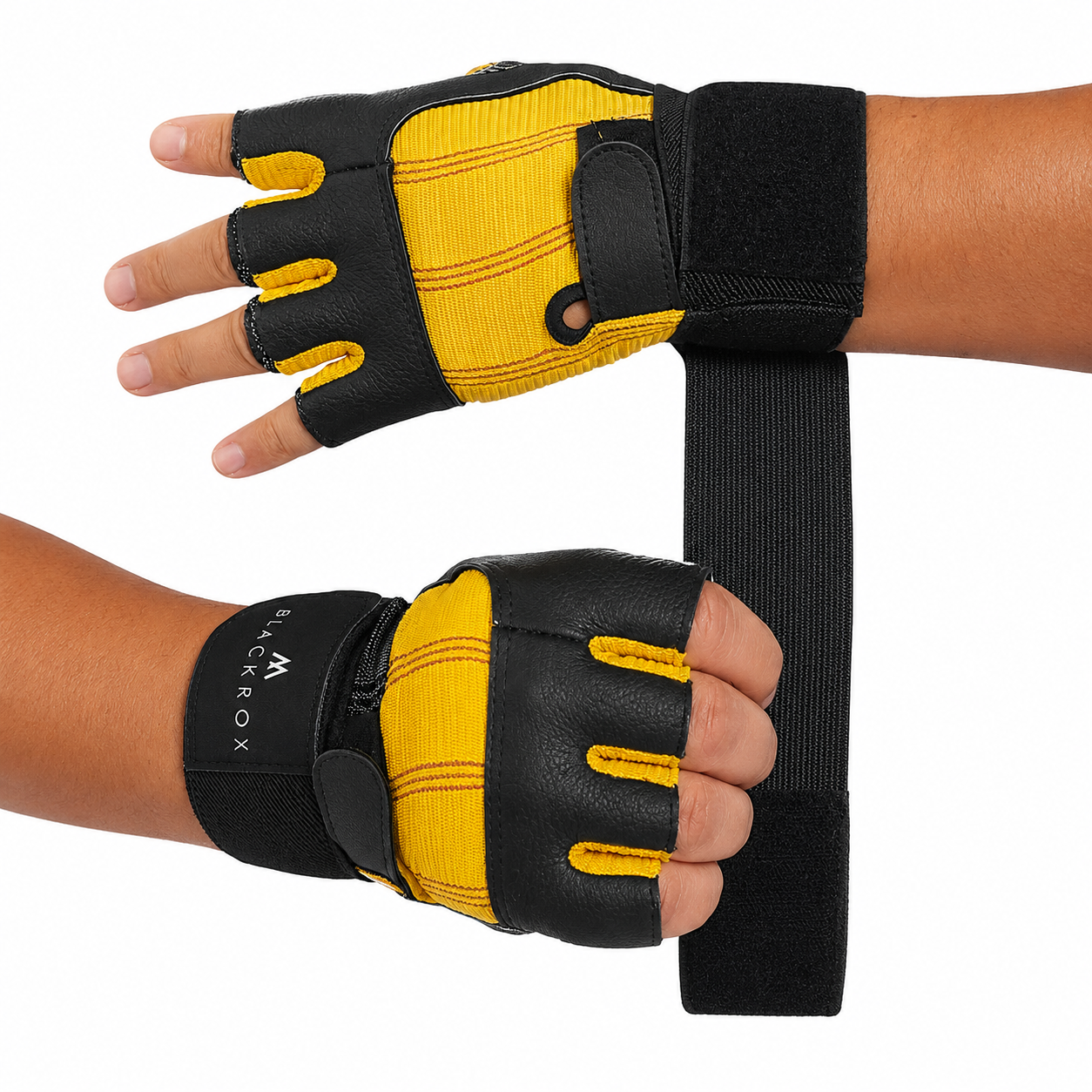 BLACKROX Fitnesshandschuhe V3 Gelb / XL