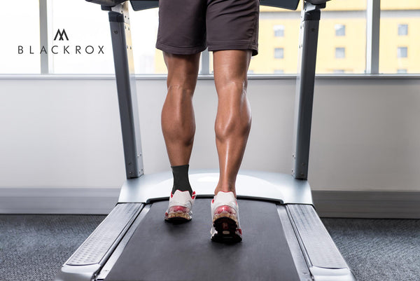 BLACKROX Sprunggelenkbandage ANANKLE mit Silikon Stütze