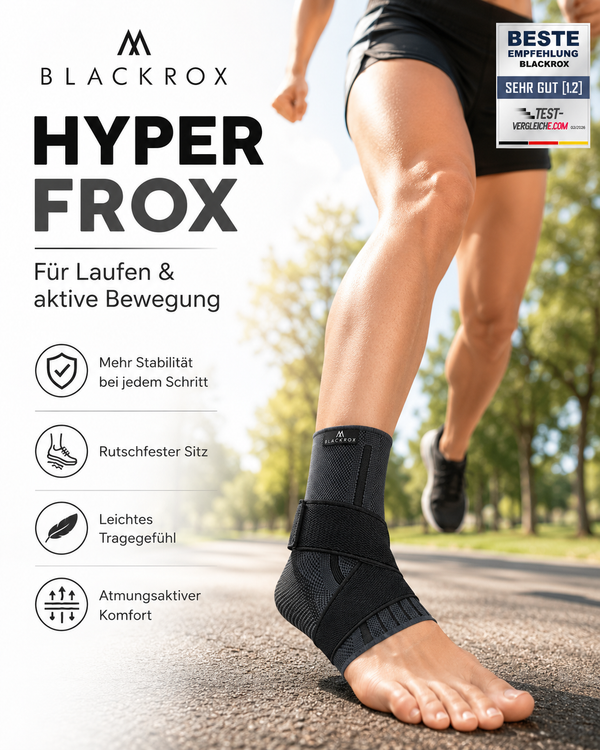 BLACKROX HYPER FROX Sprunggelenkbandage Sport Fußgelenkstütze – Material