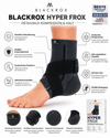 BLACKROX HYPER FROX Sprunggelenkbandage Sport Fußgelenkstütze – Stabilisierung
