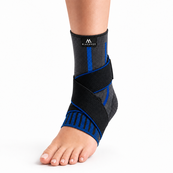 BLACKROX HYPER FROX Sprunggelenkbandage Sport Fußgelenkstütze – Farbvariante Blau