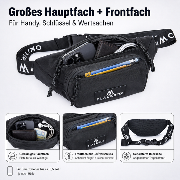 BLACKROX HARAVARA Gürteltasche Bauchtasche Sport Laufen – Anwendung