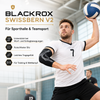 BLACKROX Ellenbogenbandage SWISSBERN Sport Fitness Tennisarm – Material