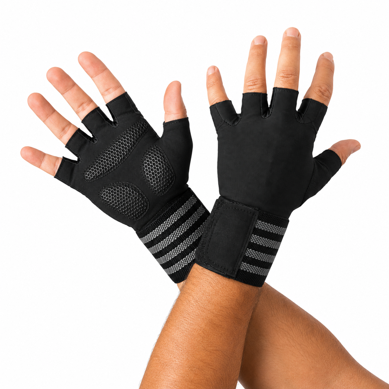 BLACKROX Fitnesshandschuhe V1 Weiß / L