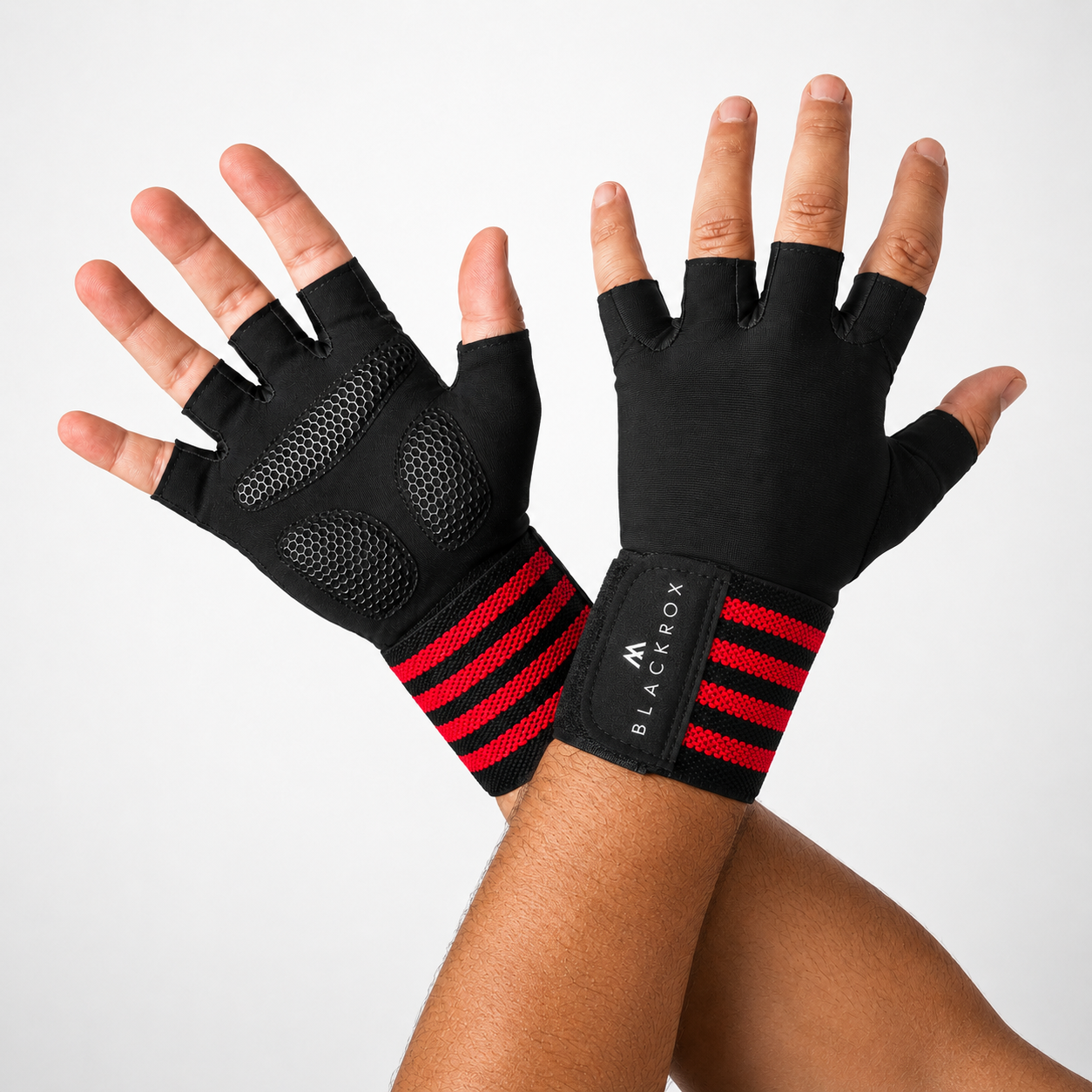 BLACKROX Fitnesshandschuhe V1 Weiß / L