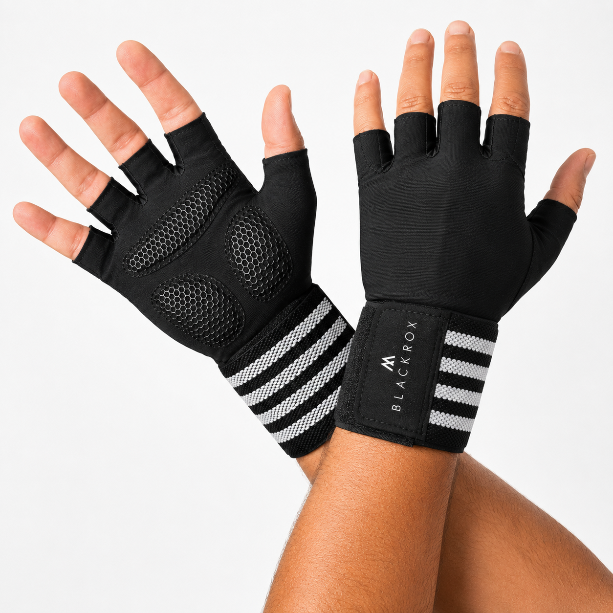 BLACKROX Fitnesshandschuhe V1 Weiß / L