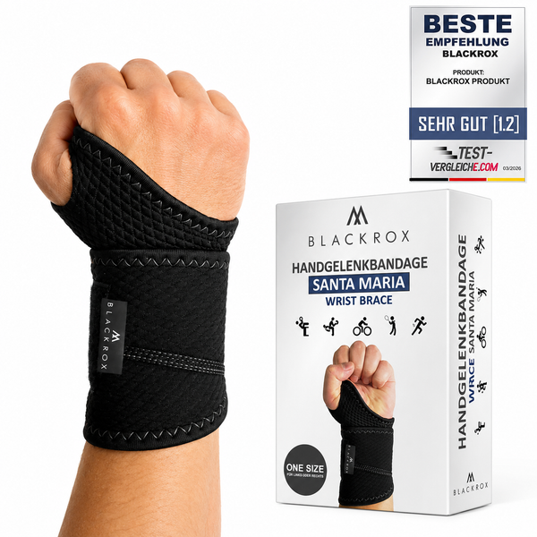 BLACKROX SANTA MARIA Handgelenkbandage Wrist Wraps Kraftsport – Lifestyle