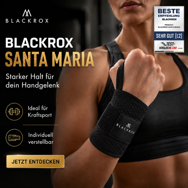 BLACKROX SANTA MARIA Handgelenkbandage Wrist Wraps Kraftsport – Material