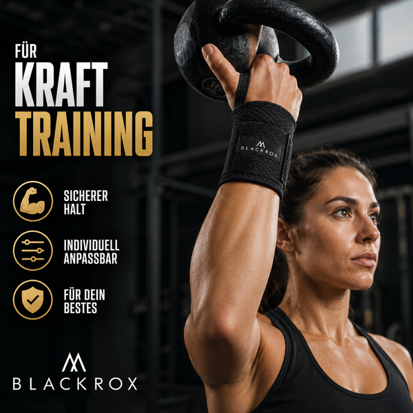 BLACKROX SANTA MARIA Handgelenkbandage Wrist Wraps Kraftsport – Einsatzbereich