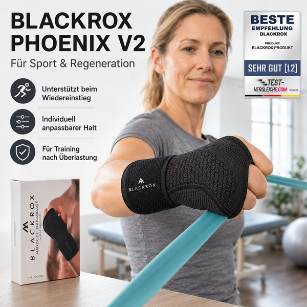 BLACKROX PHOENIX V2 Handgelenkbandage Wrist Wraps Fitness – Tragekomfort