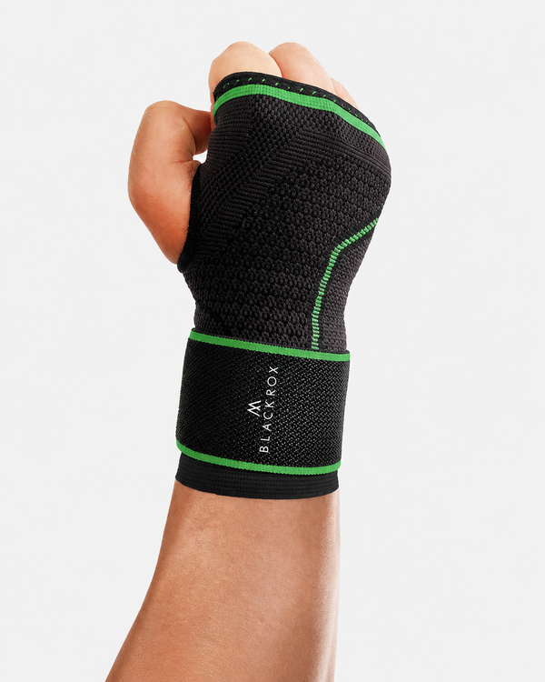 BLACKROX PHOENIX V2 Handgelenkbandage Wrist Wraps Fitness – Farbvariante Grün