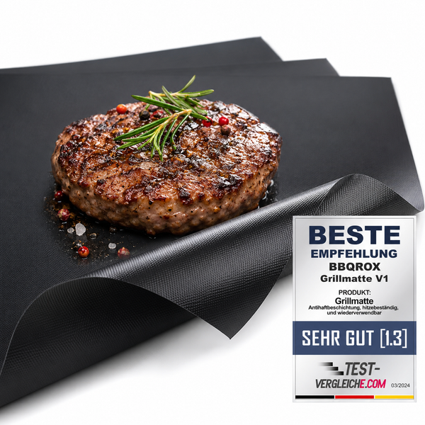 BLACKROX BBQROX Grillmatten Antihaft 3er Set Wiederverwendbar – Produktansicht