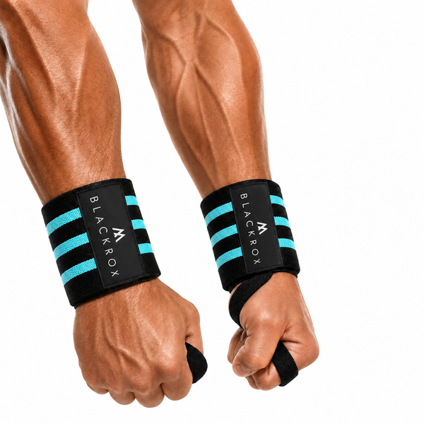 BLACKROX BEAST KILLER V2 Wrist Wraps Handgelenkbandage Fitness – Farbvariante Blau