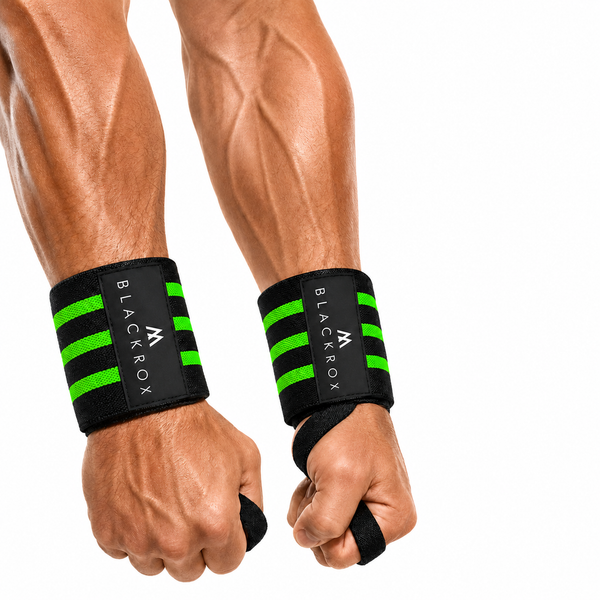 BLACKROX BEAST KILLER V2 Wrist Wraps Handgelenkbandage Fitness – Farbvariante Grün
