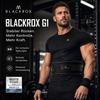 BLACKROX G1 Gewichthebergürtel – Kraftsport Trainingsgürtel – Nahaufnahme