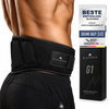 BLACKROX G1 Gewichthebergürtel – Kraftsport Trainingsgürtel – Schwarz
