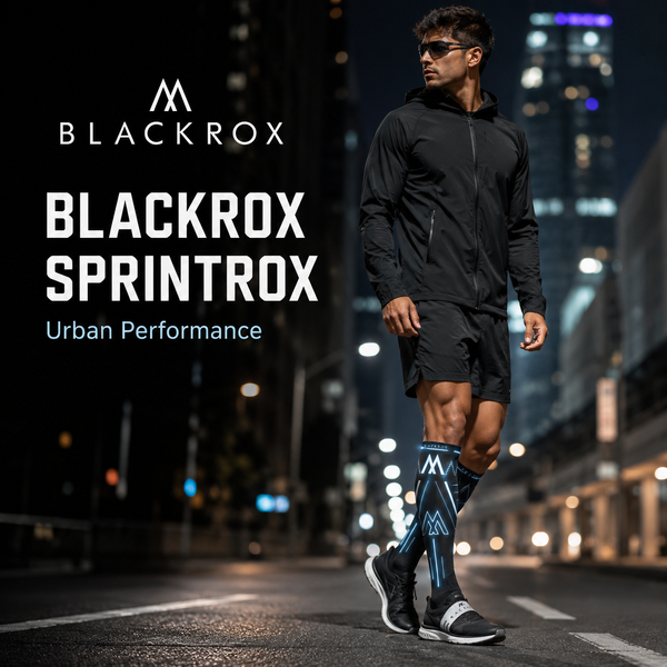 BLACKROX SPRINTROX Kompressionsstrümpfe Running Sport Marathon – Detailansicht