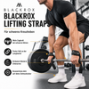 BLACKROX Zughilfen Lifting Straps Krafttraining Fitness Gym – Nahaufnahme