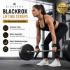 BLACKROX Zughilfen Lifting Straps Krafttraining Fitness Gym – Verpackung