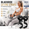 BLACKROX Zughilfen Lifting Straps Krafttraining Fitness Gym – Produktdetail
