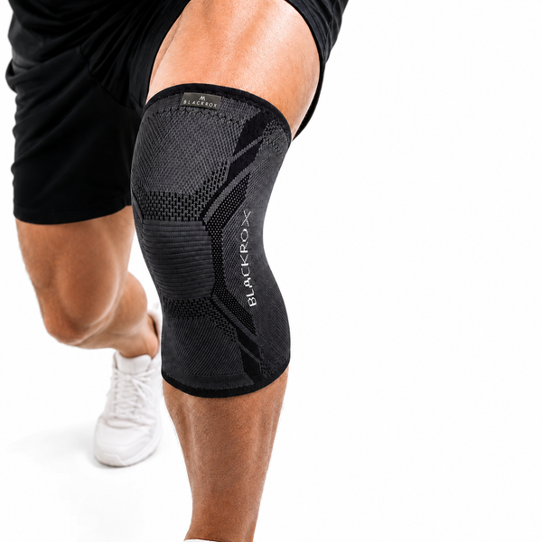 BLACKROX SAN ANTONIO V4 Kniebandage Sport Fitness Kniestütze – Hauptbild Schwarz