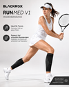 BLACKROX RUNMED V1 Wadenbandage Sport Laufen Wadenstütze – Nahaufnahme