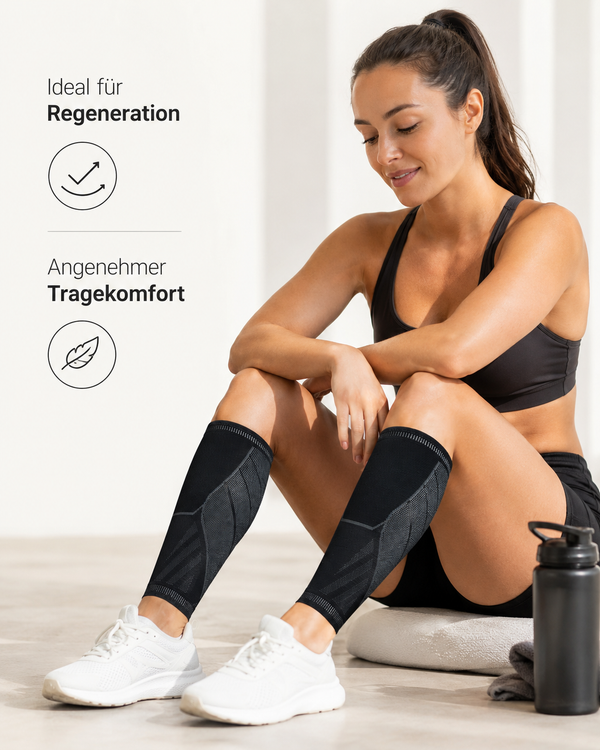 BLACKROX RUNMED V1 Wadenbandage Sport Laufen Wadenstütze – Tragekomfort