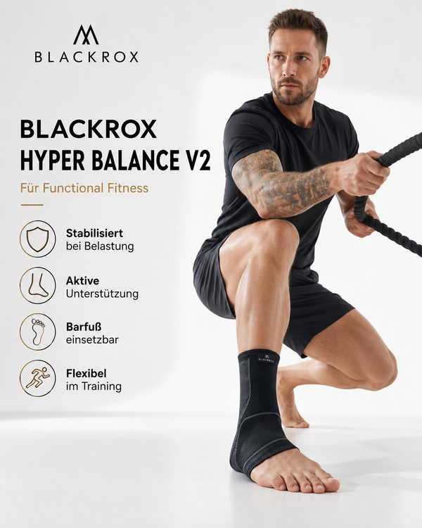 BLACKROX HYPER BALANCE V2 Sprunggelenkbandage Sport Fußgelenk – Produktvorteile