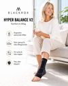 BLACKROX HYPER BALANCE V2 Sprunggelenkbandage Sport Fußgelenk – Nahaufnahme