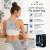 BLACKROX POSTUROX V1 Rücken-Geradehalter Grau Haltungskorrektur – Anwendung