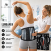 BLACKROX LUMBAROX Rückenbandage Lendenwirbel Lendenstütze Sport – Stabilisierung