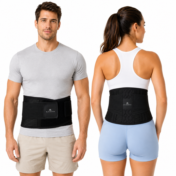 BLACKROX LUMBAROX Rückenbandage Lendenwirbel Lendenstütze Sport – Hauptbild