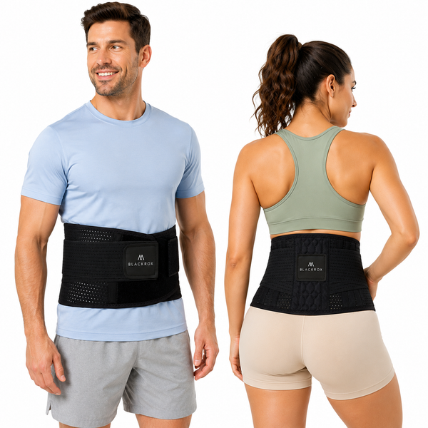 BLACKROX LUMBAROX Rückenbandage Lendenwirbel Lendenstütze Sport – Produktansicht