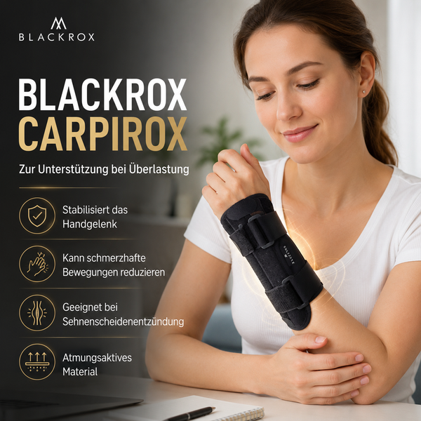 BLACKROX CARPIROX Handgelenkschiene Handgelenkstütze Sport – Anwendung